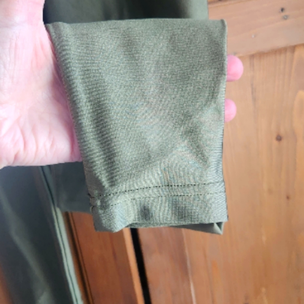 American Apparel shiny Metallic green Leggings - Picture 6 of 7